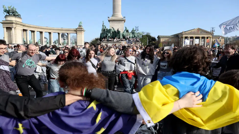 Hungary LGBT Protest Mocks Orbán’s Anti-LGBT Moves with Satirical Rally