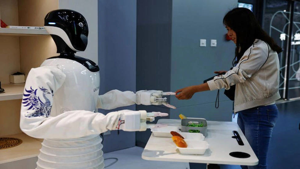 Humanoid Robots in China Aim to Assist, Not Replace, Human Workers