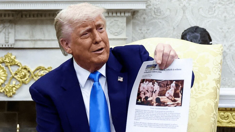 Trump’s False Claims on White Farmer Genocide Spark Tensions with South Africa